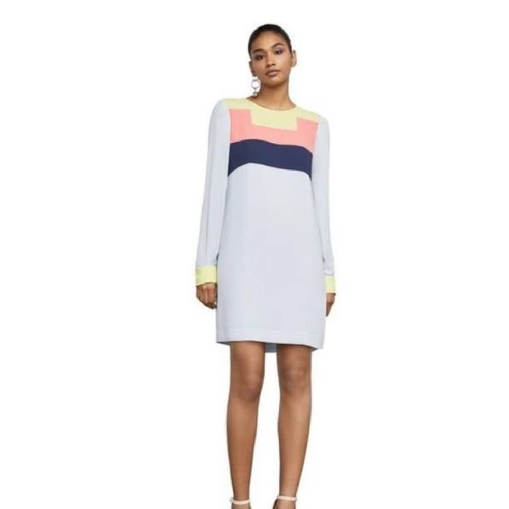 BCBGMAXAZRIA Cally Colorblock Tunic Dress